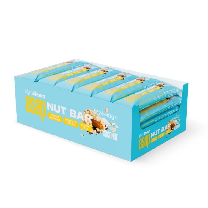 ASAP Nut Bar - GymBeam kokos 24 x 40 g