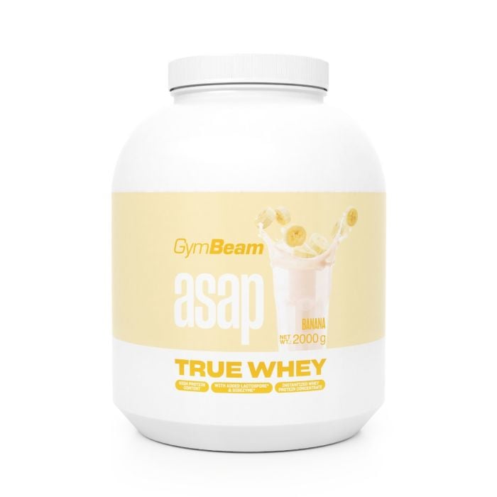 ASAP True Whey - GymBeam banán 2000 g