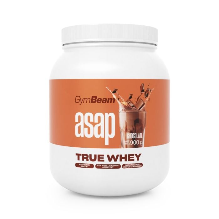 ASAP True Whey - GymBeam 900 g - jahoda