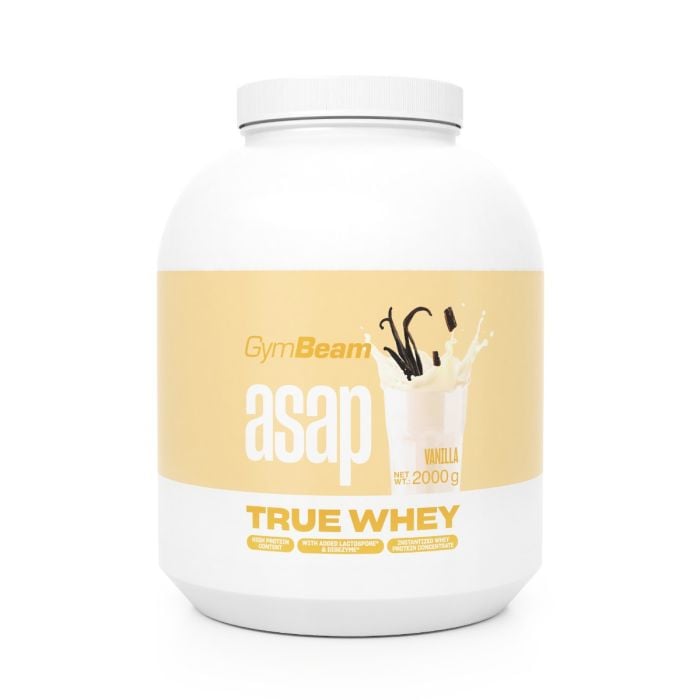 ASAP True Whey - GymBeam 900 g - jahoda