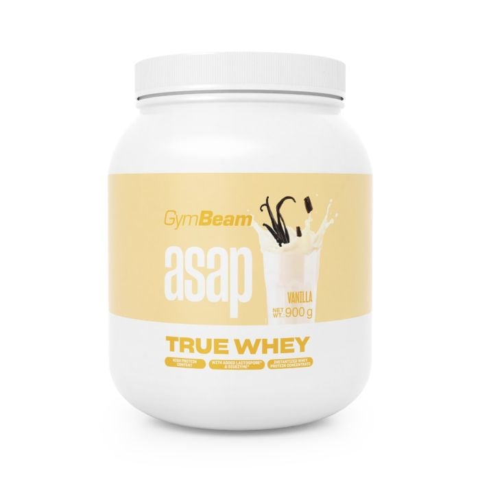 ASAP True Whey - GymBeam 900 g - jahoda
