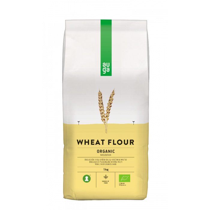Organic wholegrain wheat flour - Auga