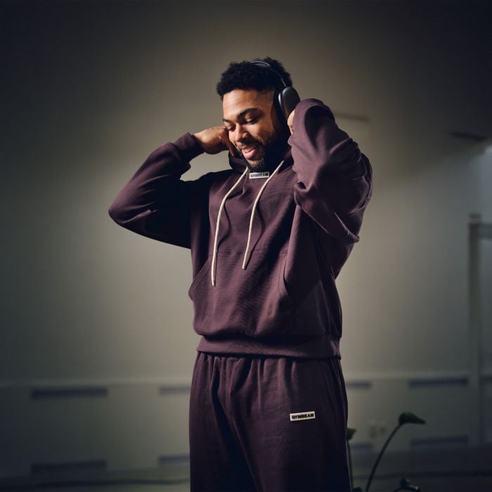 Mikina Aura Hoodie Tee Brown - GymBeam XL