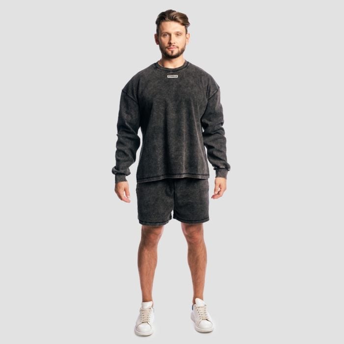 Šortky Aura Washed Black - GymBeam L