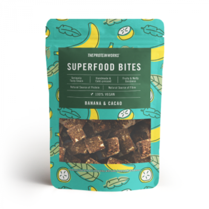 Superfood Bites - The Protein Works jahodová malina 140 g