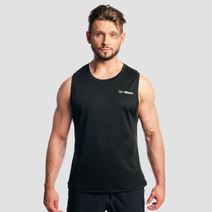 Tílko Mesh Base Black - GymBeam L