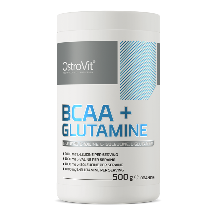 Levně BCAA + Glutamin 500 g citrón - OstroVit