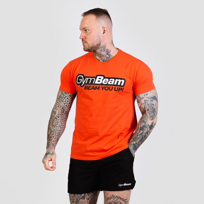 Tričko Beam Orange - GymBeam XL