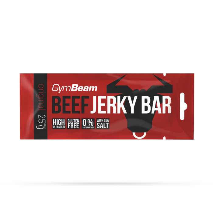 Levně Beef Jerky Bar 25 g kořeněné - GymBeam