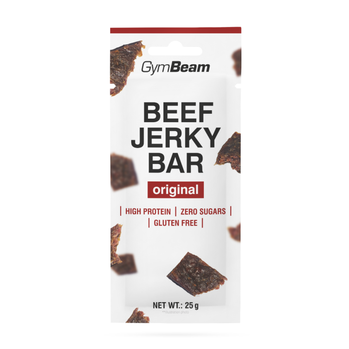 Beef Jerky Bar - GymBeam 25 g - kořeněné