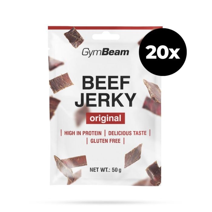 Sušené maso Beef Jerky - GymBeam 50 g - originál
