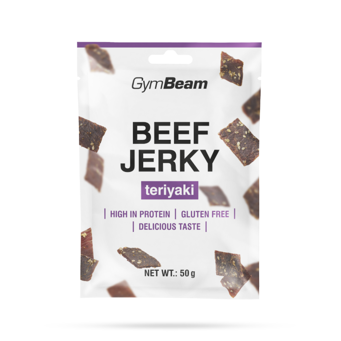 Sušené maso Beef Jerky - GymBeam teriyaki 50 g
