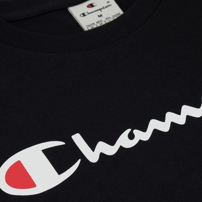 Tričko Big Logo Jersey Black - Champion M