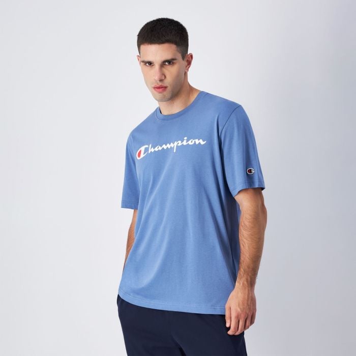 Tričko Big Logo Jersey Blue - Champion L