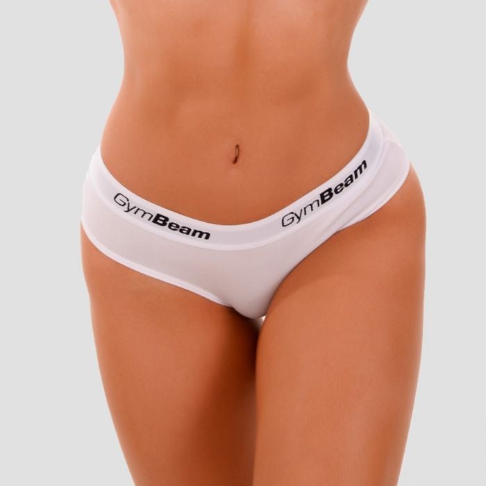 Bikini Briefs 3Pack White - GymBeam