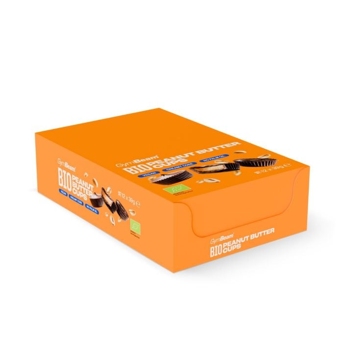 BIO Košíčky s arašídovým máslem - GymBeam 39 g