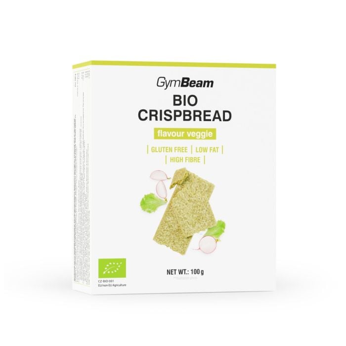 BIO Knäckebrot - GymBeam 100 g - veggie