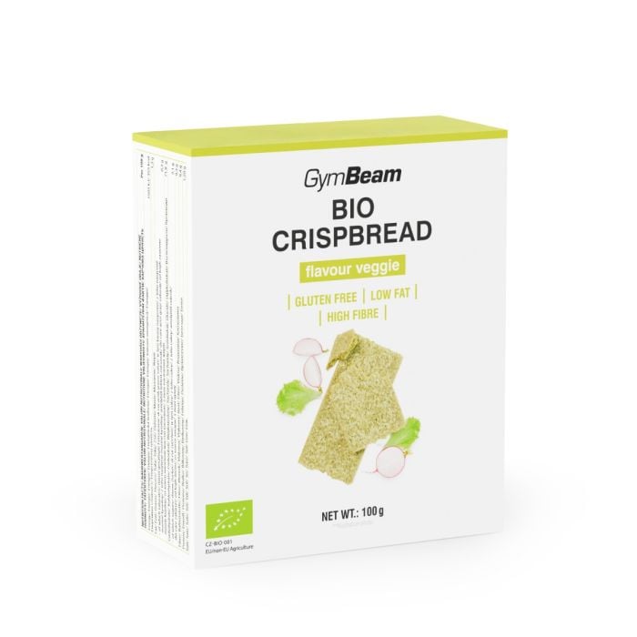 BIO Knäckebrot - GymBeam 100 g - veggie