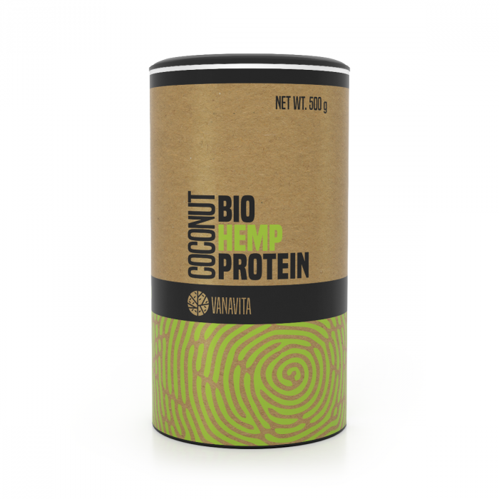 BIO Konopný protein - VanaVita 500 g - čokoláda