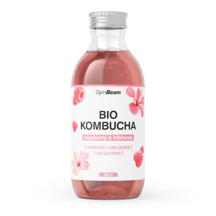 BIO Kombucha - GymBeam 330 ml - máta & citronová tráva