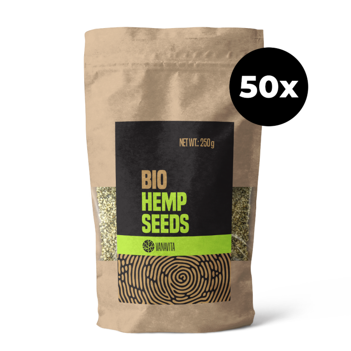 BIO Konopná semínka - loupaná - VanaVita