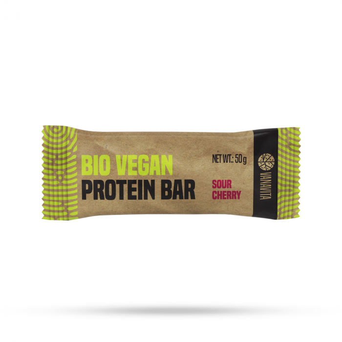 Levně Proteinová tyčinka BIO Vegan Bar 50 g višně - VanaVita