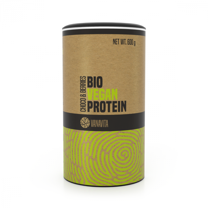 BIO Vegan Protein - VanaVita čokoláda & bobule 600 g