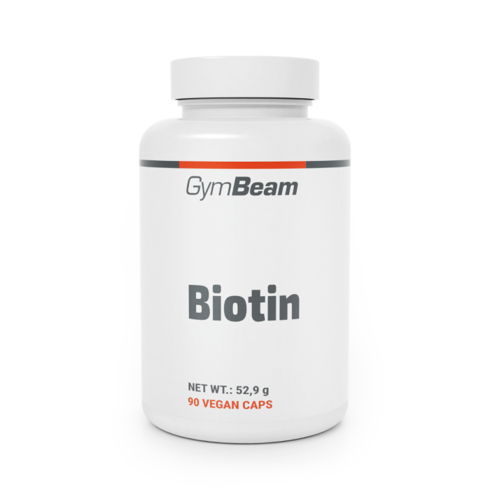Biotin (vitamín B7) - GymBeam 90 kaps.