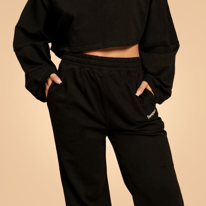 Dámské tepláky Bliss Black - BeastPink M