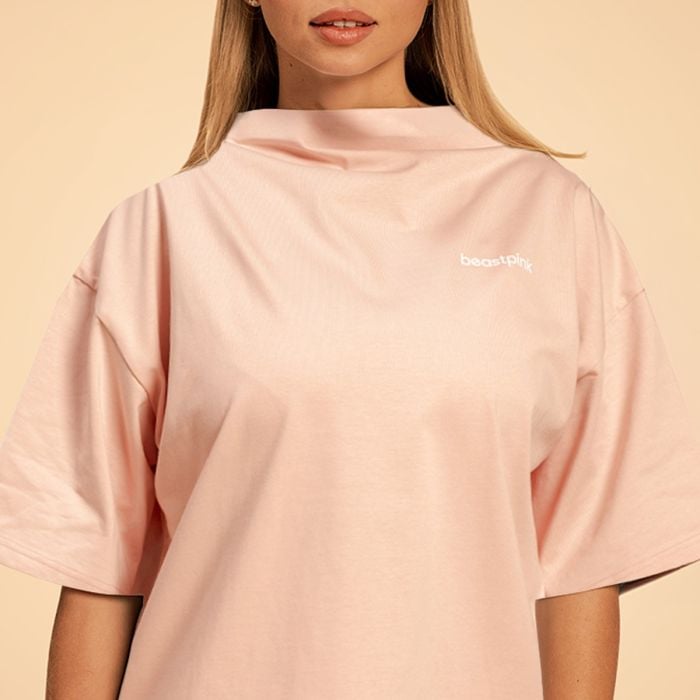 Dámské tričko Oversized Bliss Pink - BeastPink M