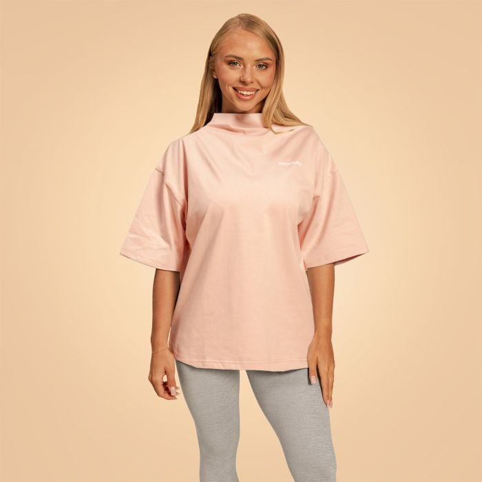 Dámské tričko Oversized Bliss Pink - BeastPink M