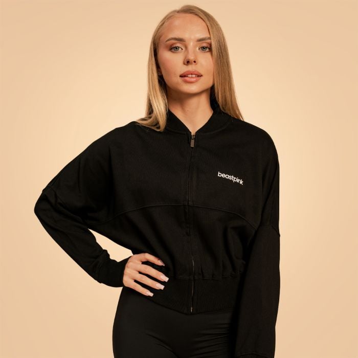 Dámská mikina Zip-Up Bliss Black - BeastPink M