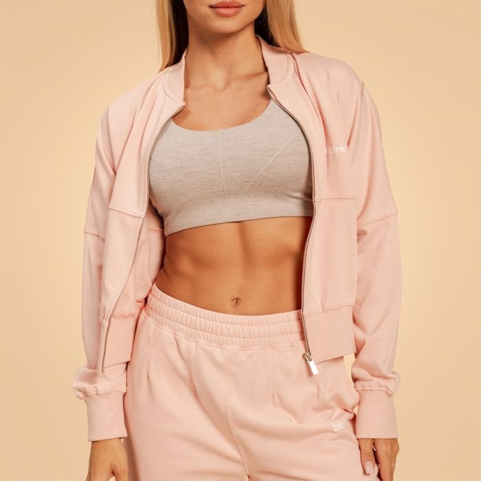 Dámská mikina Zip-Up Bliss Pink - BeastPink XL