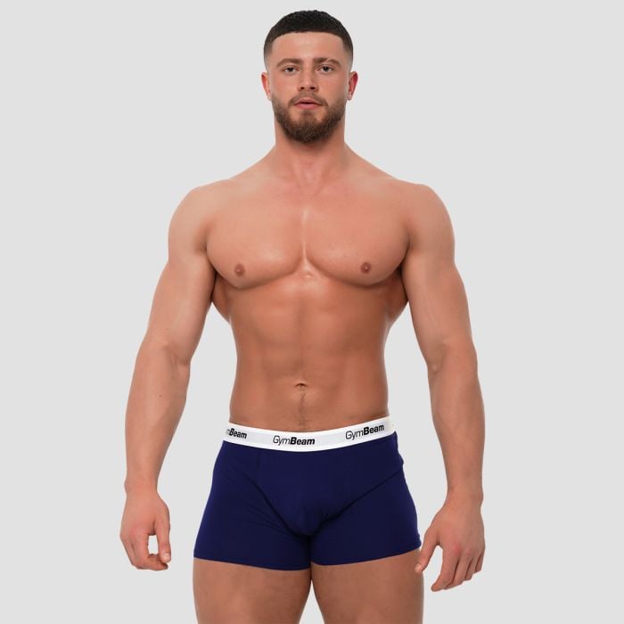 Pánské boxerky Essentials 3Pack Navy - GymBeam XL