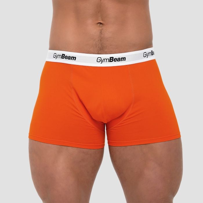 Levně Pánské boxerky Essentials 3Pack Orange M - GymBeam