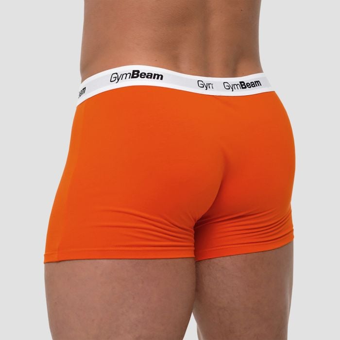 Pánské boxerky Essentials 3Pack Orange - GymBeam XL