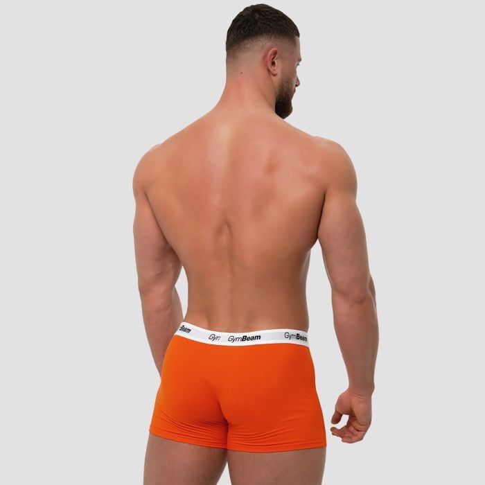 Pánské boxerky Essentials 3Pack Orange - GymBeam XL