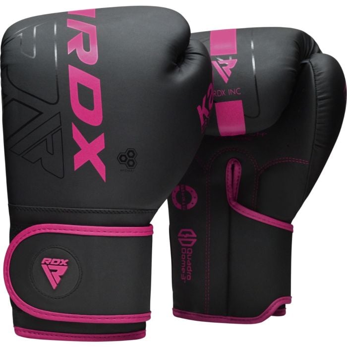 Levně Boxerské rukavice F6 Kara Pink 12 OZ - RDX Sports