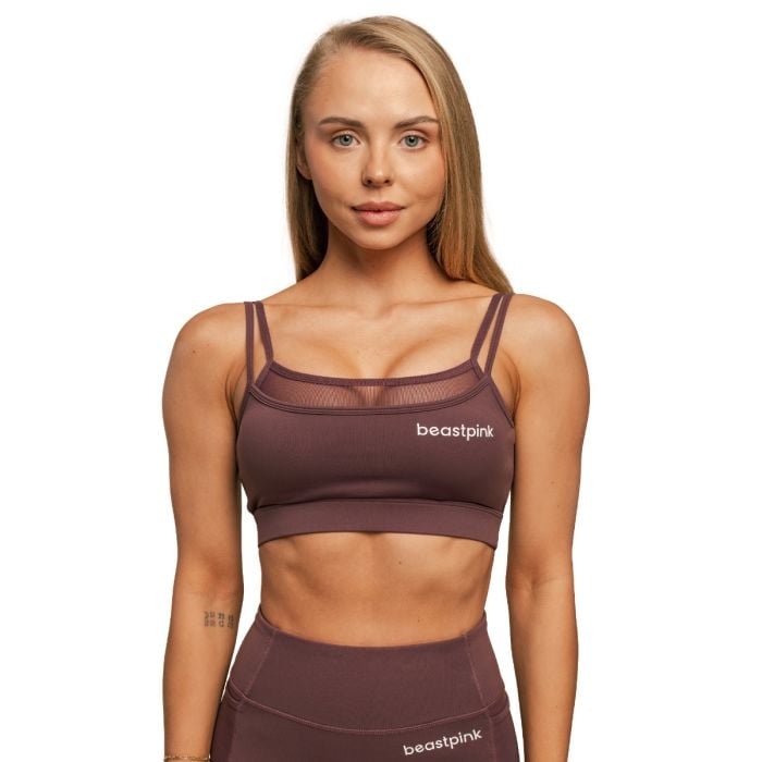 Sportovní podprsenka Breeze Mulberry - BeastPink L