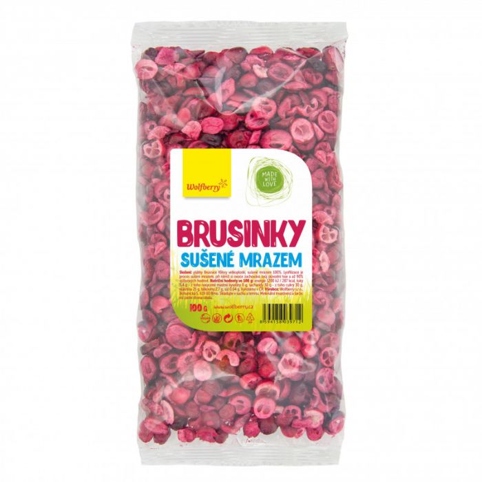 Brusinky lyofilizované - Wolfberry  100 g