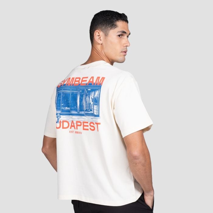 Tričko Budapest Cream - GymBeam L