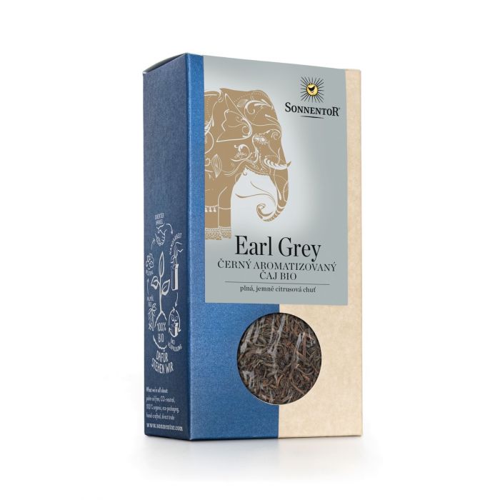 BIO Černý čaj Earl Grey sypaný - Sonnentor  90 g