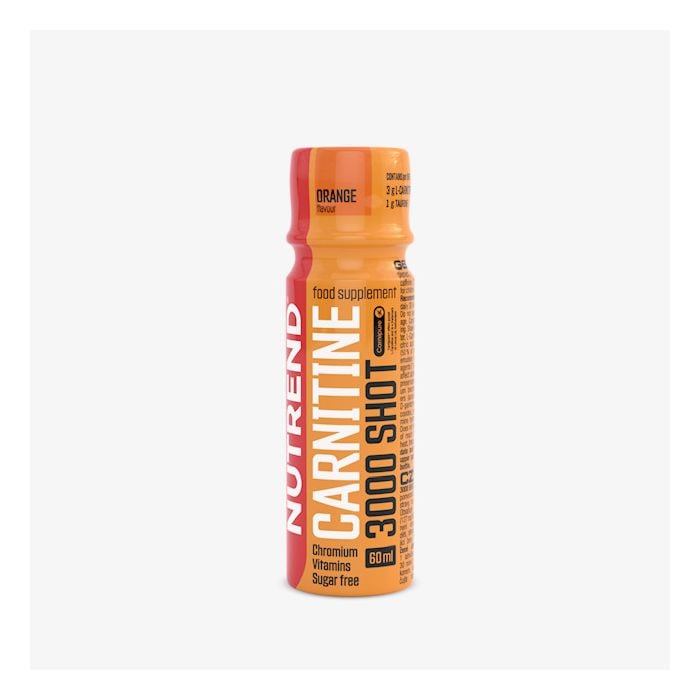 Carnitine 3000 Shot - Nutrend 60 ml - pomeranč