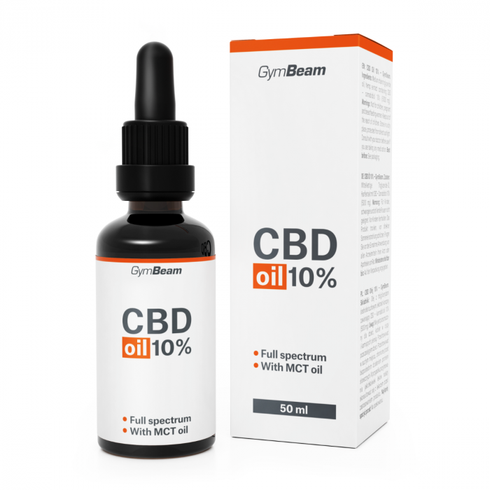 CBD olej 10% 50 ml - GymBeam 50 ml