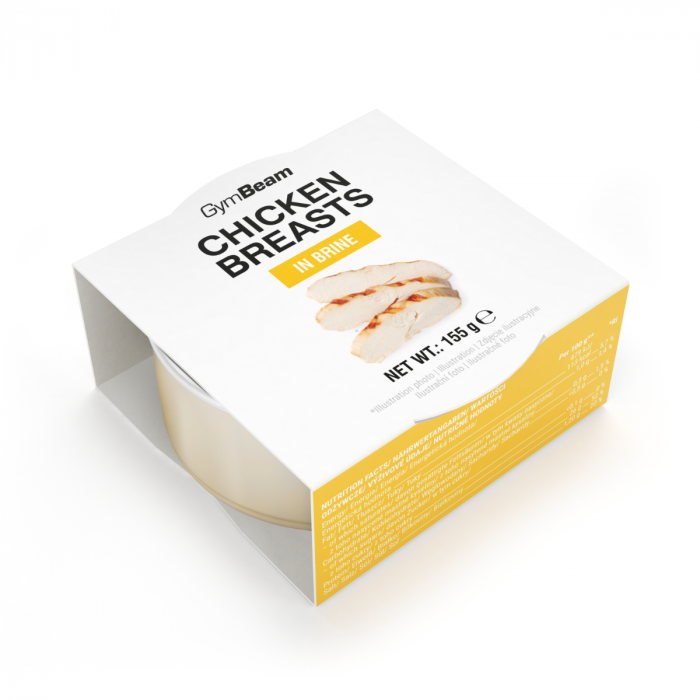 Kuřecí prsa ve vlastní šťávě - GymBeam 155 g