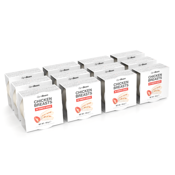 Kuřecí prsa v rajčatové omáčce - GymBeam 155 g