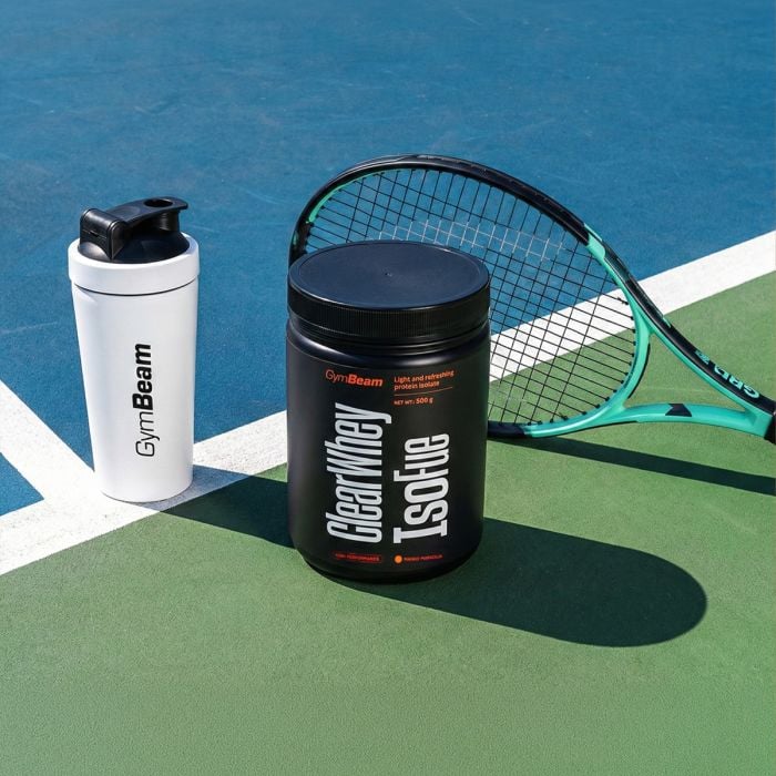 Clear Whey IsoFue - GymBeam 500 g - broskev ledový čaj