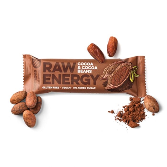 Tyčinka Raw Energy 50 g - Bombus kokos kakao 50 g