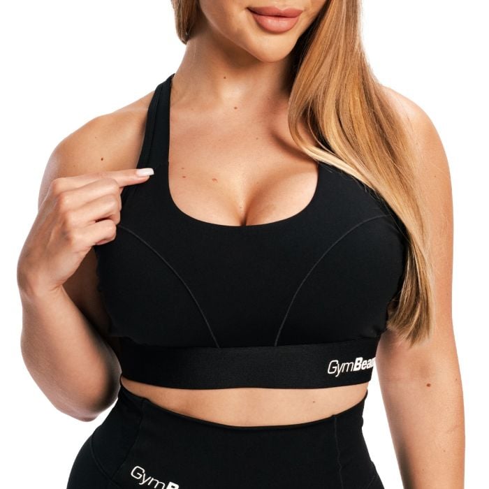 Sportovní podprsenka Combat Black - GymBeam L