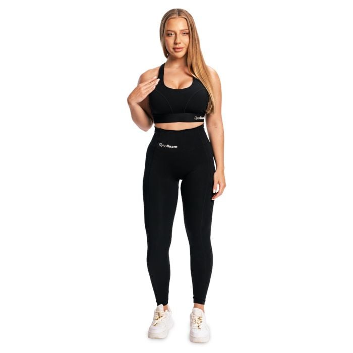 Sportovní podprsenka Combat Black - GymBeam L